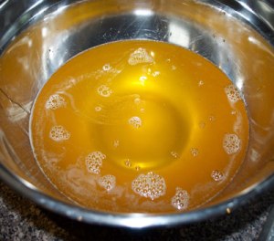 Ghee is left behind