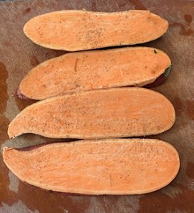 Sweet Potato slices