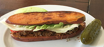 Sweet Potato Bun Sandwich